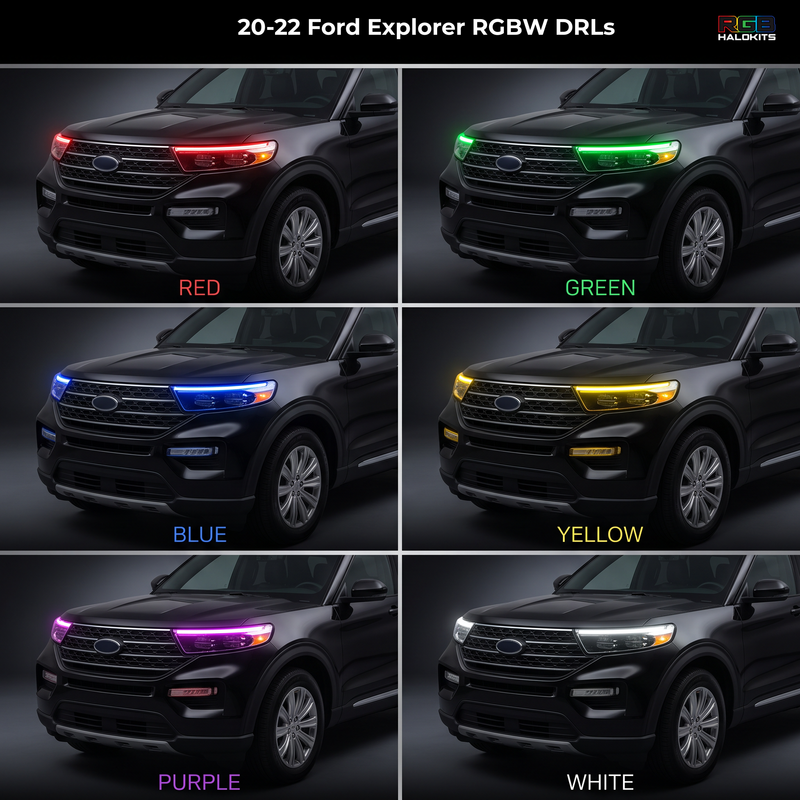 Load image into Gallery viewer, Ford Explorer Multicolor RGBW DRL Boards (2020-2024)
