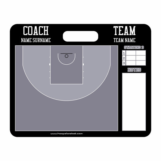 Custom 3x3 Basketball Coaching Board 15.7 x 12.6 in (Magnetic)