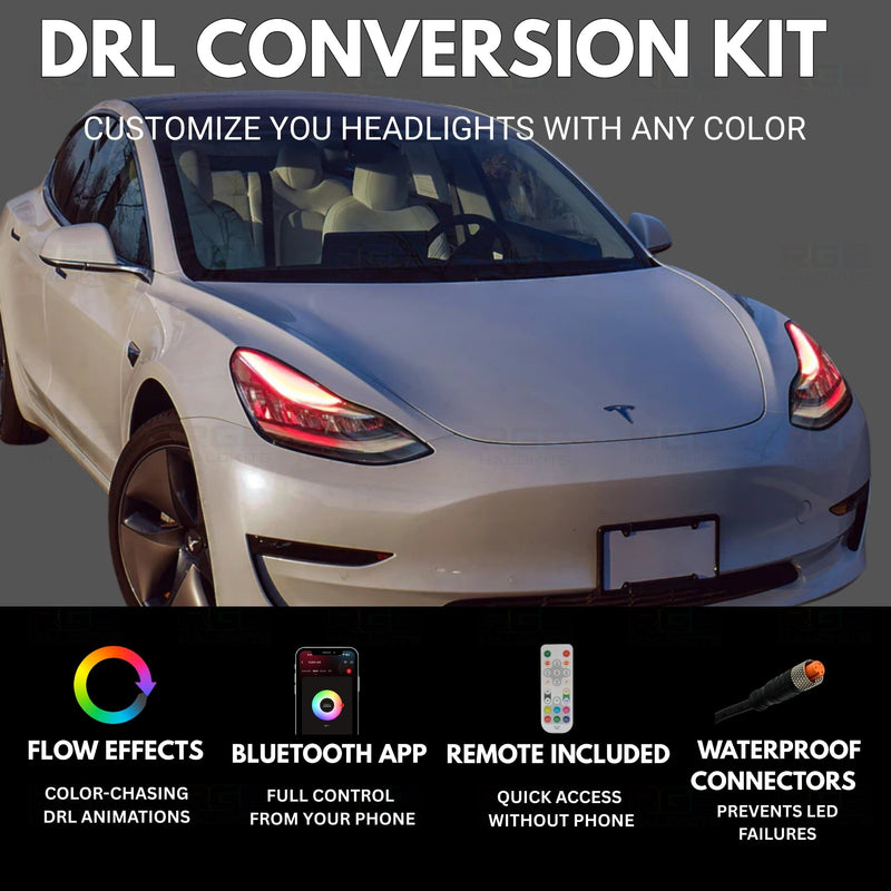 Load image into Gallery viewer, Tesla Model 3 Multicolor DRL Boards (2017-2020)
