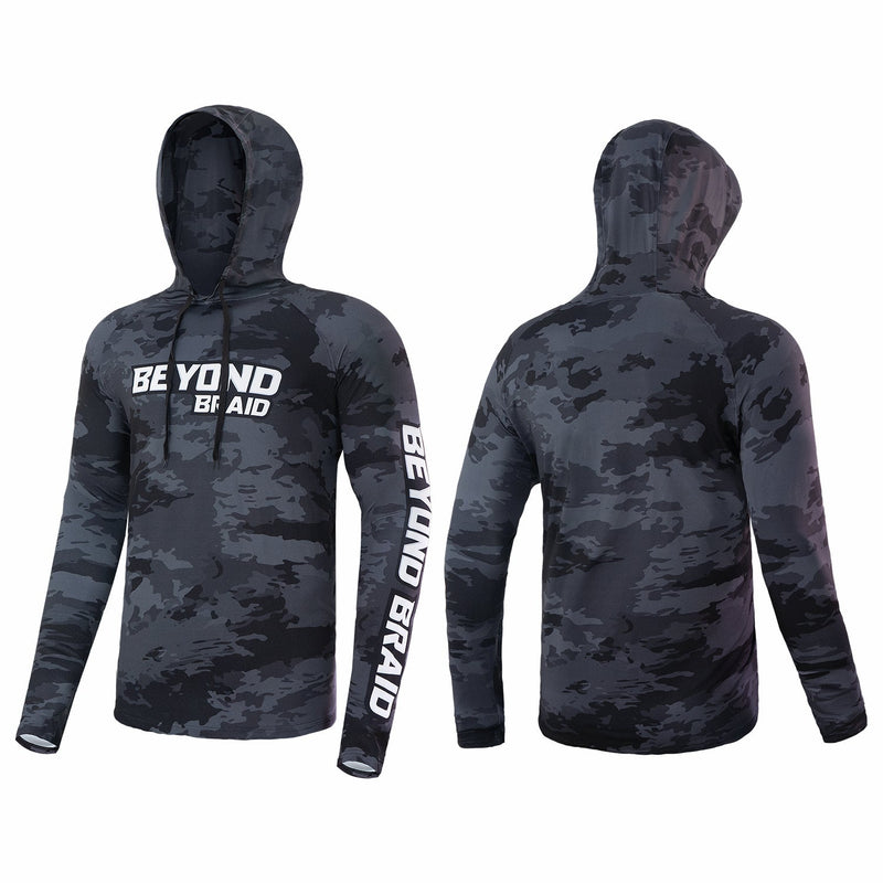 Load image into Gallery viewer, Long Sleeve Hooded Performance Fishing Shirt
