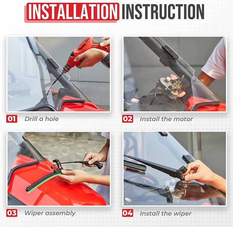 Load image into Gallery viewer, Full Windshield &amp; Windshield Wiper &amp; Windshield Washer for Can-Am Maverick X3
