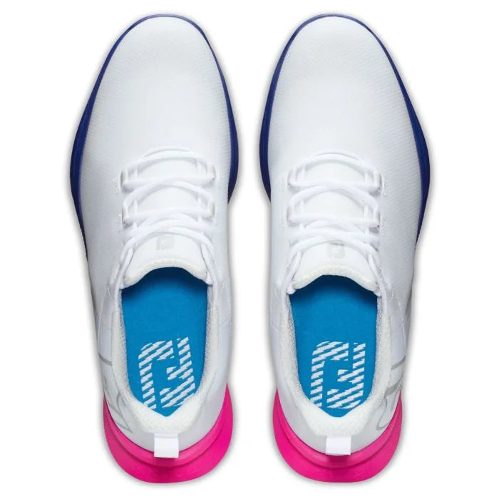 Load image into Gallery viewer, FootJoy Fuel Sport Golf Shoes - White/Pink 55455

