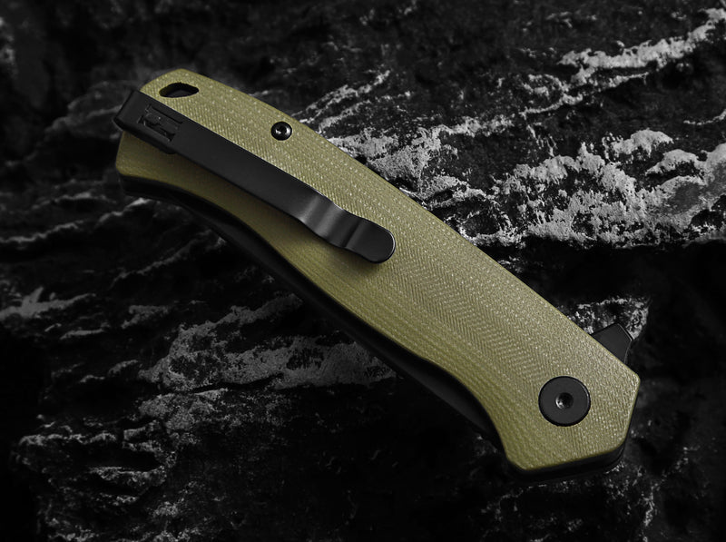 Load image into Gallery viewer, The Pathfinder Folding Pocket Knife Giftset for Men and Women (Green and Silver)
