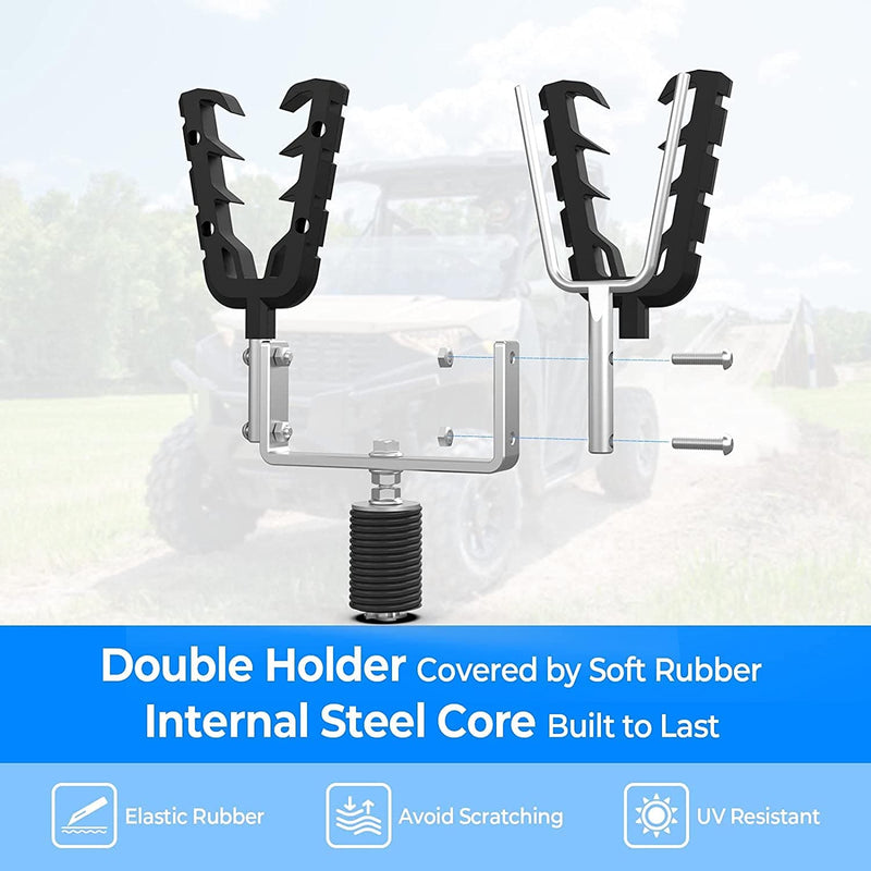 Load image into Gallery viewer, UTV Gun Mount, Tool Rack Fit Polaris Ranger &amp; General
