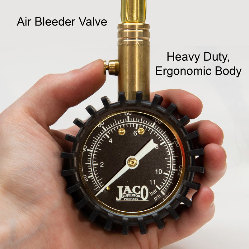 Load image into Gallery viewer, BikePro™ Presta Tire Pressure Gauge - 160 PSI | Presta &amp; Schrader (Hybrid/Road Bikes)
