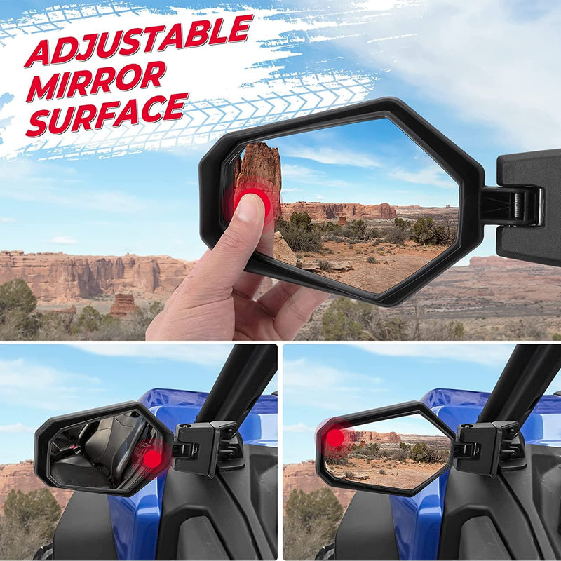 Load image into Gallery viewer, One Pair Side Mirrors for Can-Am Maverick Sport &amp; Trail, Commander
