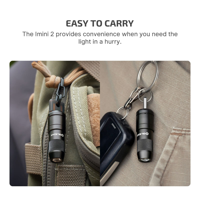 Load image into Gallery viewer, Olight iMini 2 Rechargeable Magnetic Mini Flashlight 50 Lumens EDC Keychain Light
