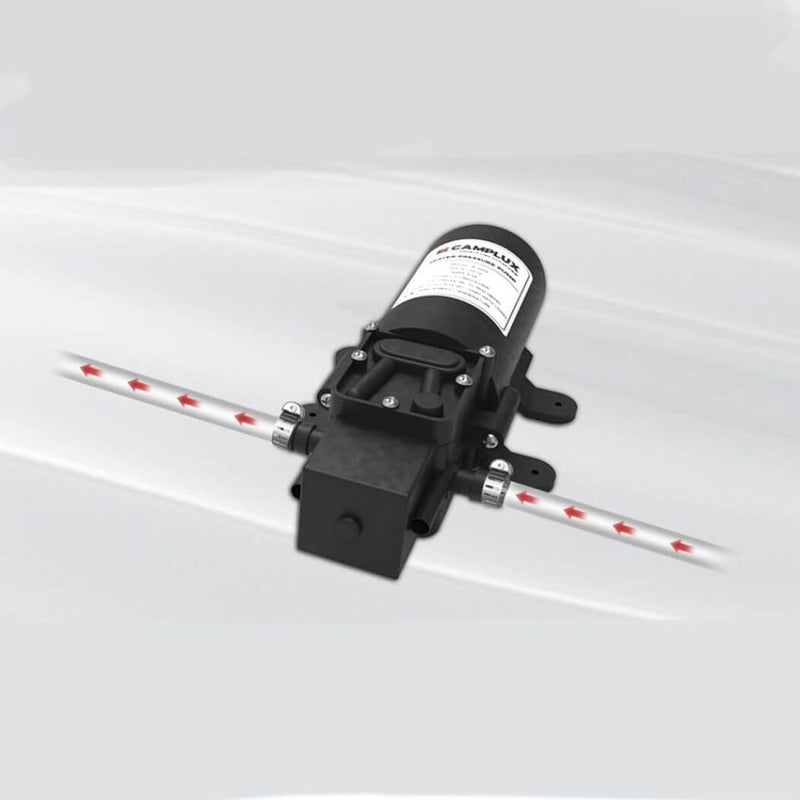 Load image into Gallery viewer, Camplux 12V Water Pump 35PSI DC 1.2GPM 4.3LPM Diaphragm for Caravan RV Marine Fishing Boat
