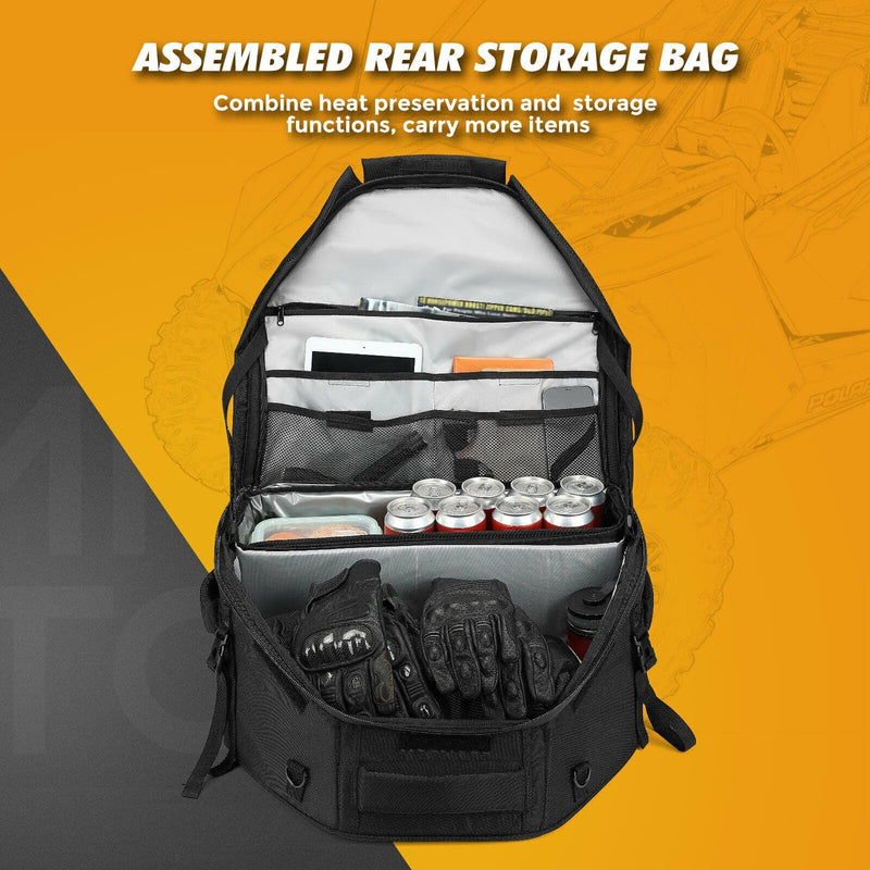 Load image into Gallery viewer, UTV Rear Storage Bag with Fixed Strap for Polaris RZR XP 1000/Turbo
