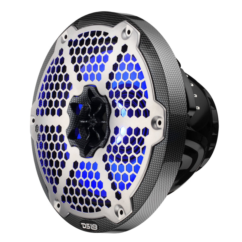 Load image into Gallery viewer, 8” Marine 2-Way Hybrid Speaker with RGB LED, Compression Driver and Neodymium Magnet | 350W RMS 4-Ohm
