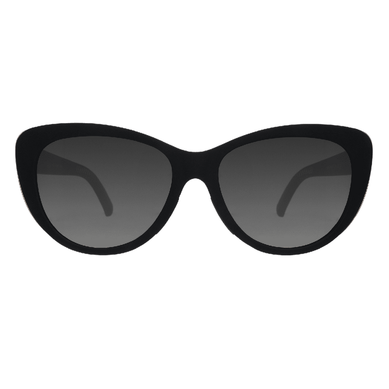 Load image into Gallery viewer, &quot;It&#39;s Noir, Darling&quot; Glam G Polarized Sunglasses
