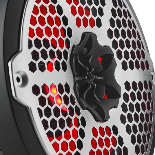 8” Marine 2-Way Hybrid Speaker with RGB LED, Compression Driver and Neodymium Magnet | 350W RMS 4-Ohm