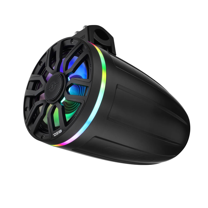 Load image into Gallery viewer, 8" NXL-iQ Marine Tower Speaker with Digital LED Lights, Neodymium Magnet, 1" Compression Driver, IP65 Rated, 350W RMS, 4-Ohm
