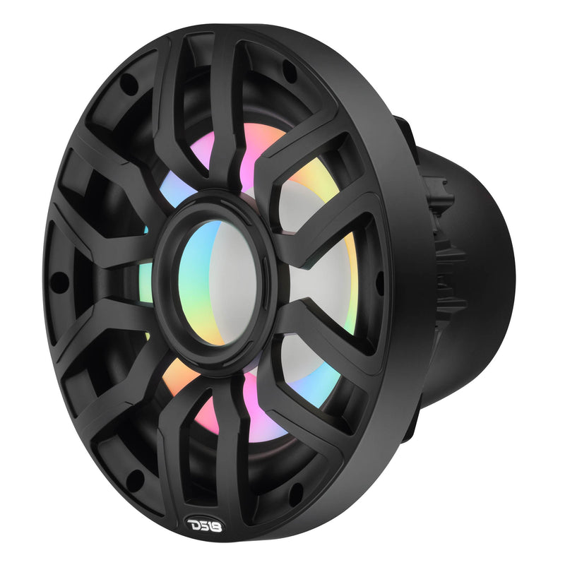 Load image into Gallery viewer, 10” Marine Subwoofer with Hybrid Magnet Motor, Removable Grille and Digital LED Lights - 500W RMS 4-Ohm
