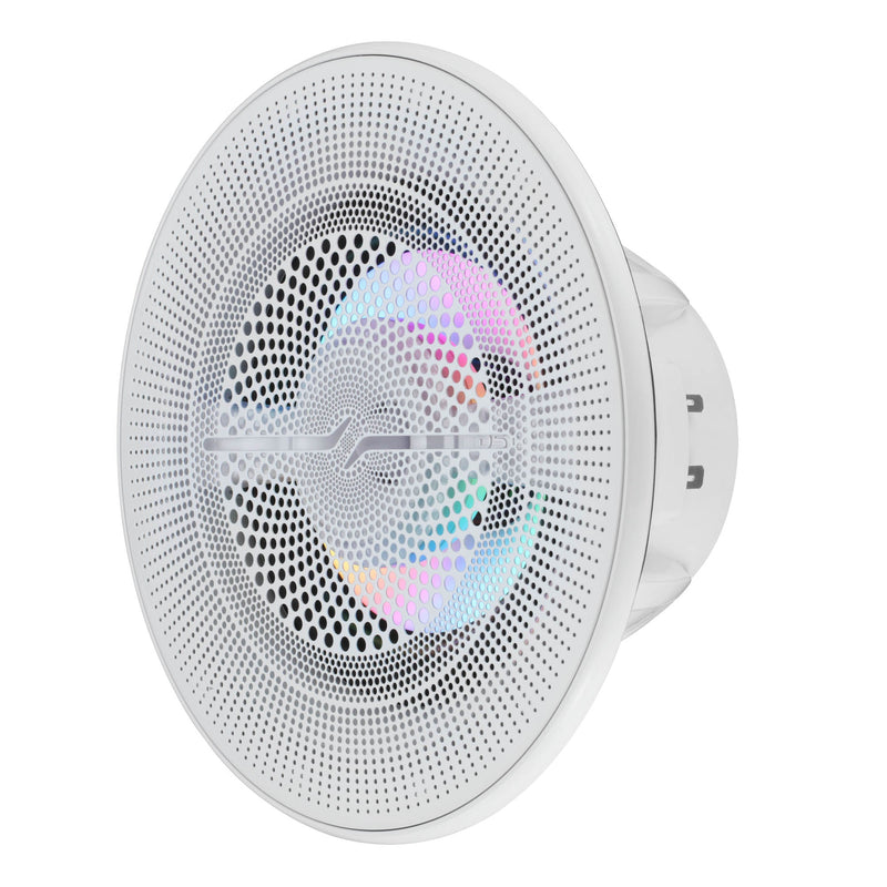 Load image into Gallery viewer, Luxury 8” 2-Way Marine Coaxial Speaker with Digital LED Lights and Flush Magnetic Mount Grille | 175W RMS 4-Ohm
