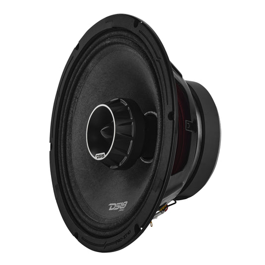 PRO-ZT 10" Coaxial Mid-Range Loudspeaker with Water-Resistant Cone Built-in Bullet Tweeter | 300W RMS  4-Ohm