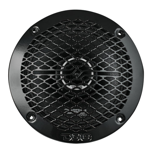 PRO-ZT 6.5" Coaxial Mid-Range Loudspeaker with Water Resistant Cone Built-in Bullet Tweeter and Grill | 225W RMS 4-Ohm