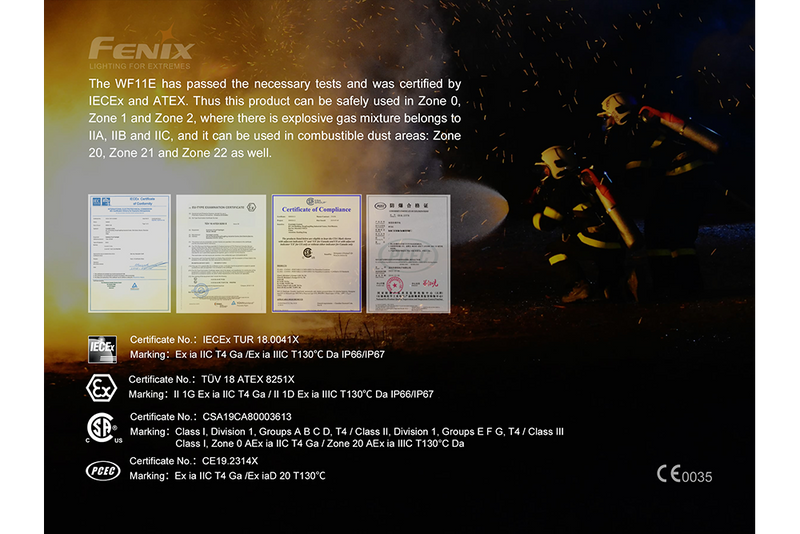 Load image into Gallery viewer, Fenix WF11E Intrinsically Safe Flashlight
