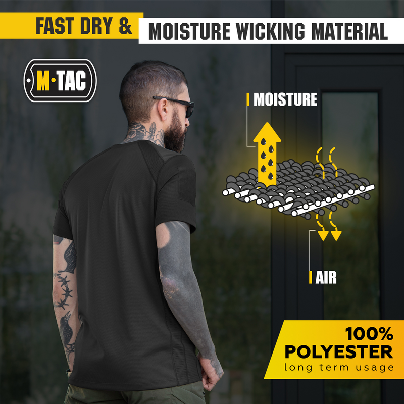 Load image into Gallery viewer, M-Tac T-Shirt Athletic Tactical Gen II with Loop Panels (Set of 3)
