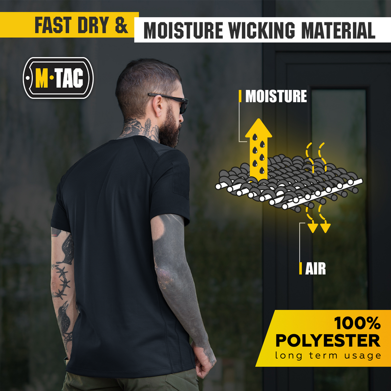 Load image into Gallery viewer, M-Tac T-Shirt Athletic Tactical Gen II with Loop Panels (Set of 3)
