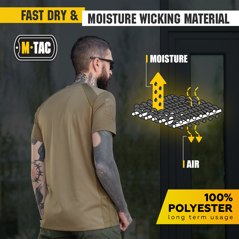 Load image into Gallery viewer, M-Tac T-Shirt Athletic Tactical Gen II with Loop Panels (Set of 3)
