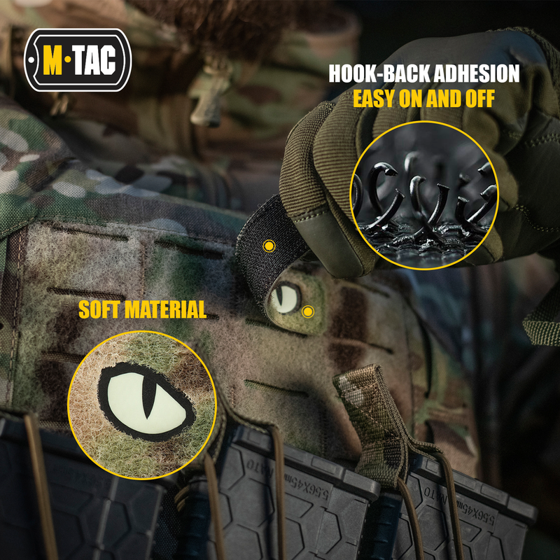 Load image into Gallery viewer, M-Tac patch Cat Eyes (Type 2) Laser Cut
