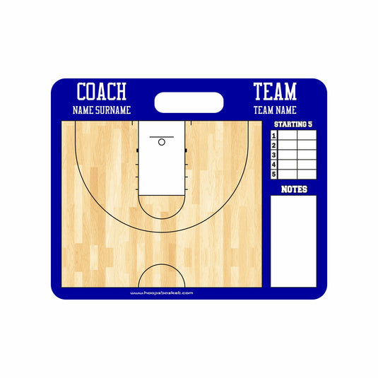 Custom Men's NCAA Basketball Coaching Board 22 x 17.5 in (Magnetic)