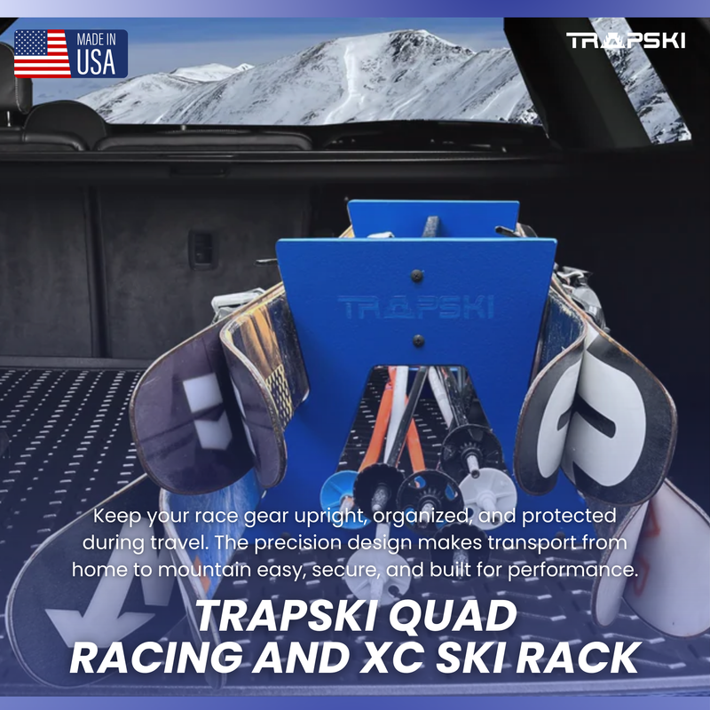 Load image into Gallery viewer, TRAPSKI QUAD Racing and XC Ski Rack
