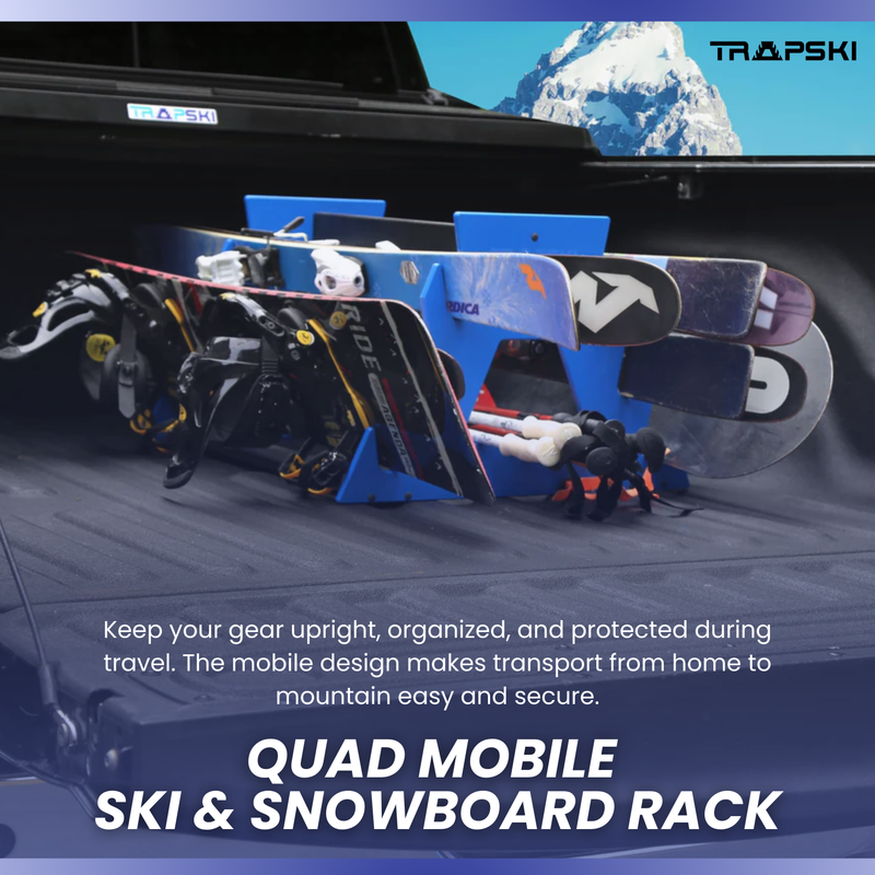 Load image into Gallery viewer, TRAPSKI QUAD Wide Stance Snowboard Rack
