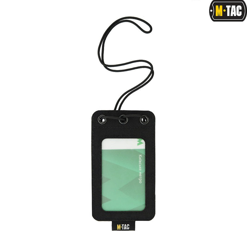 Load image into Gallery viewer, M-Tac Tactical Badge Holder Hanging ID Card Case Hook Surface Draw Cord
