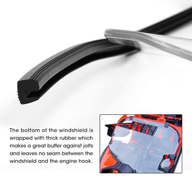 Load image into Gallery viewer, Full Windshield &amp; Windshield Wiper &amp; Windshield Washer for Can-Am Maverick X3
