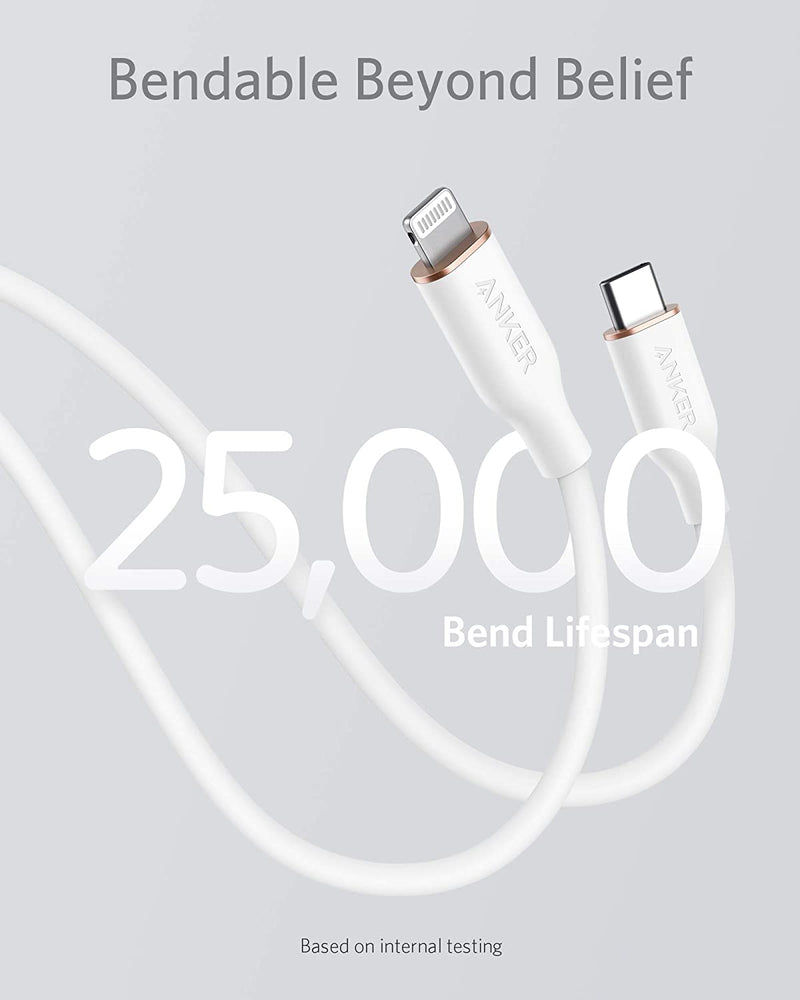 Load image into Gallery viewer, Anker <b>641</b> USB-C to Lightning Cable (Flow, 3 ft Silicone)
