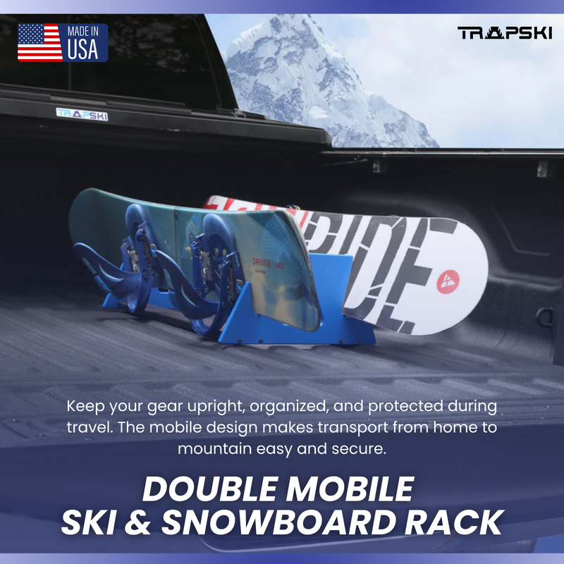 Load image into Gallery viewer, TRAPSKI DOUBLE Wide Stance Snowboard Rack
