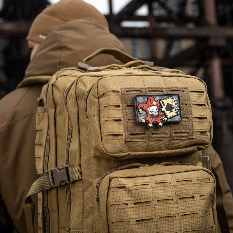 Load image into Gallery viewer, M-Tac patch Joker Skull 3D PVC
