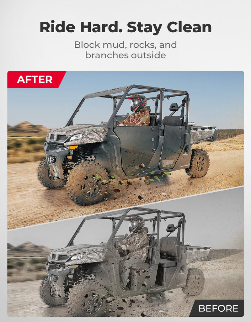 Load image into Gallery viewer, Aluminum 4pcs Half Doors for CFMOTO Uforce 1000XL 2022-2025
