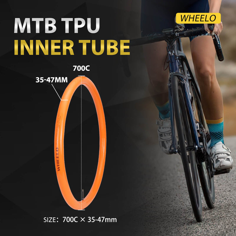 Load image into Gallery viewer, TPU Road Bike Tube - 700×35C-47C
