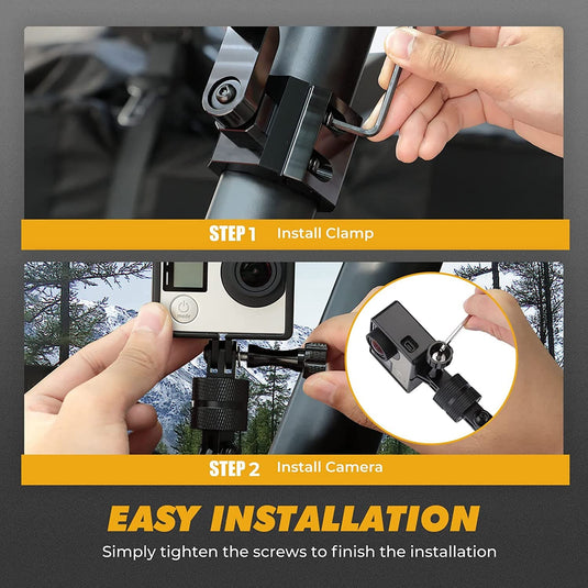 UTV Pro-Fit Camera Mount for Polaris Ranger / General, Defender /Maverick Trail
