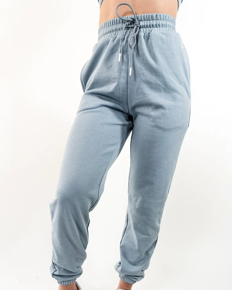 Load image into Gallery viewer, Iron Pulse Signature Comfy Jogger Yoga Pant (Blue) *FINAL SALE*

