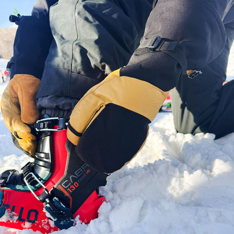 Load image into Gallery viewer, WoolTek Three Finger Waterproof Ski Gloves
