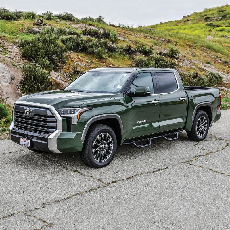 Load image into Gallery viewer, Westin 2022+ Toyota Tundra Crew Max Outlaw Nerf Step Bars
