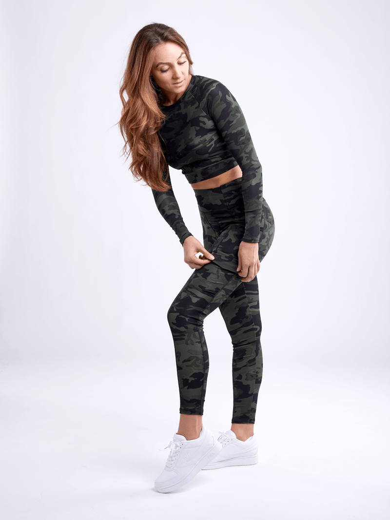 Load image into Gallery viewer, JupiterGear High-Waisted Leggings with Side Cargo Pockets
