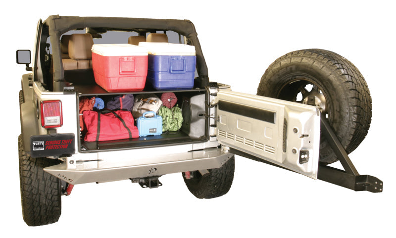 Load image into Gallery viewer, Tuffy Jk Unlimited Tailgate Enclosure- Black For 2011+
