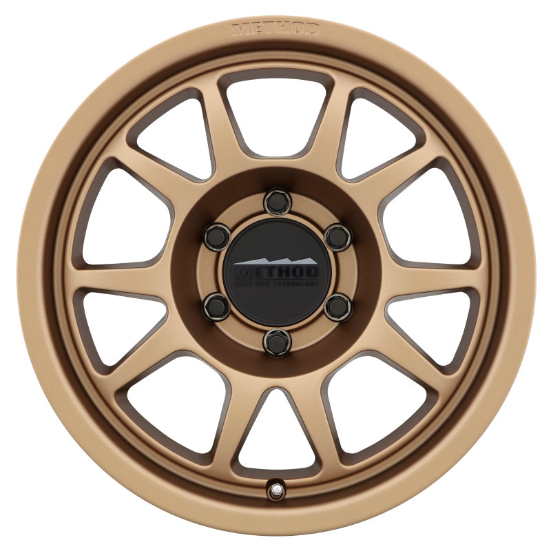 Load image into Gallery viewer, Method MR702 17x8.5 0mm Offset 6x5.5 106.25mm CB Method Bronze Wheel

