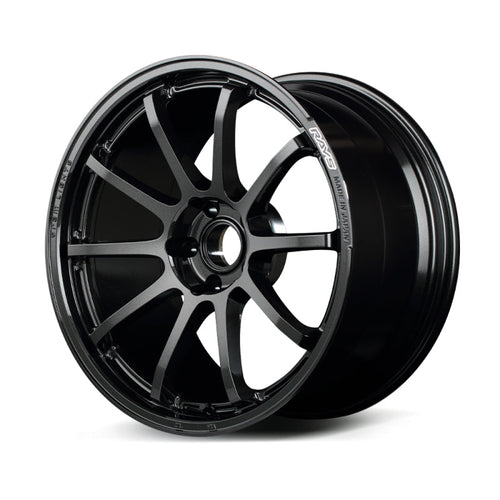 Gram Lights 57NR 18X9.5 +12 5x114.3 Glass Black Wheel