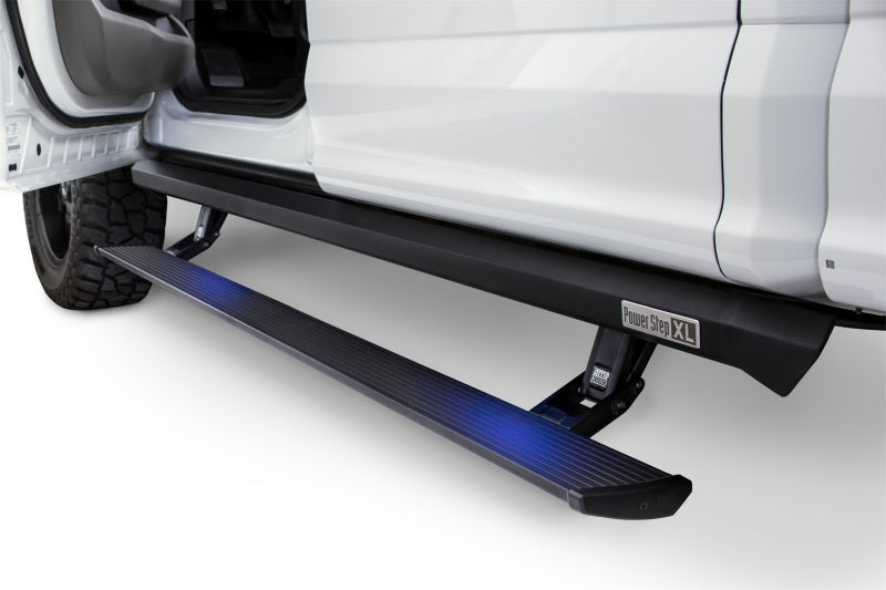 Load image into Gallery viewer, AMP Research 2021 Ford F-150 SuperCrew &amp; 22-23 F-150 Lightning CC PowerStep XL - Black
