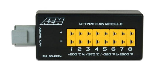 AEM 8 Channel K-Type Thermocouple EGT CAN Module 30-2224
