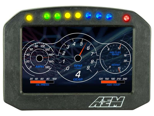 AEM CD-5L Carbon Logging Flush Digital Dash Display 30-5601F