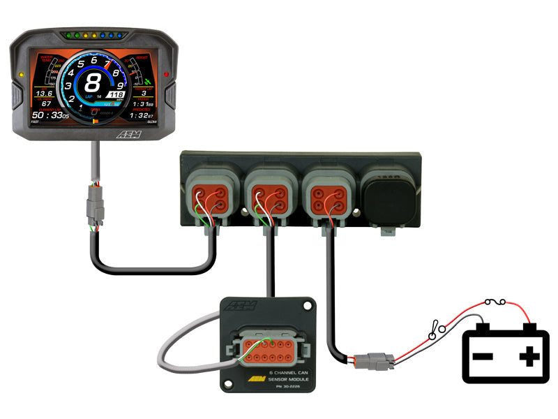 Load image into Gallery viewer, AEM Electronics 4 Port AEMnet CAN Hub
