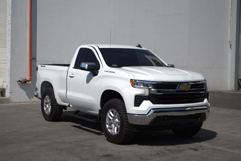 Load image into Gallery viewer, RealTruck 19-24 Chevy Silverado Standard Cab 2dr VoltStep Electric Running Board Kit-Textured Black
