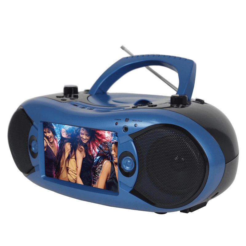Load image into Gallery viewer, Emerson 7&quot; Bluetooth DVD Boombox with AMFM Radio &amp; Digital TV
